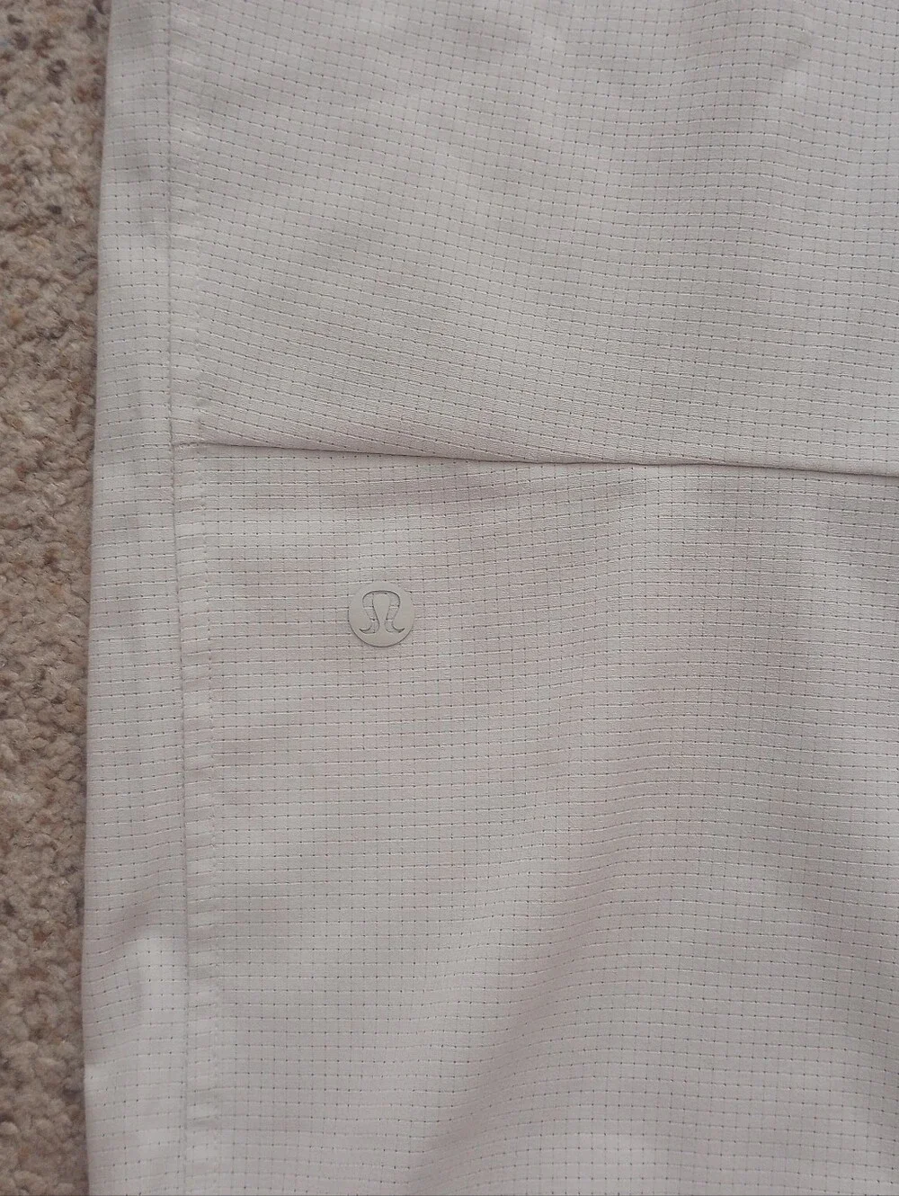 Lululemon Cream White Joggers Size Medium Activewear Running Gym Workout